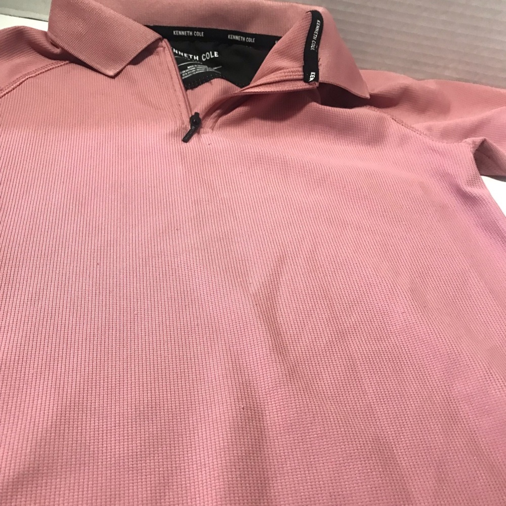 Kenneth Cole Men's Pink Polo Shirt